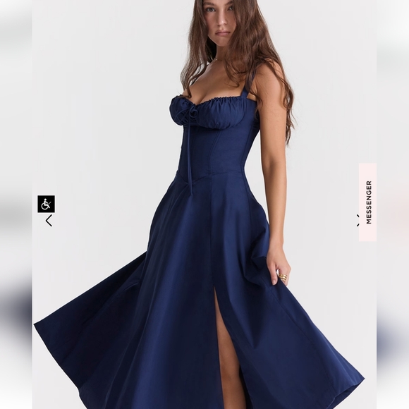 House of CB Dresses & Skirts - House of CB Carmen French Navy Midi Dress